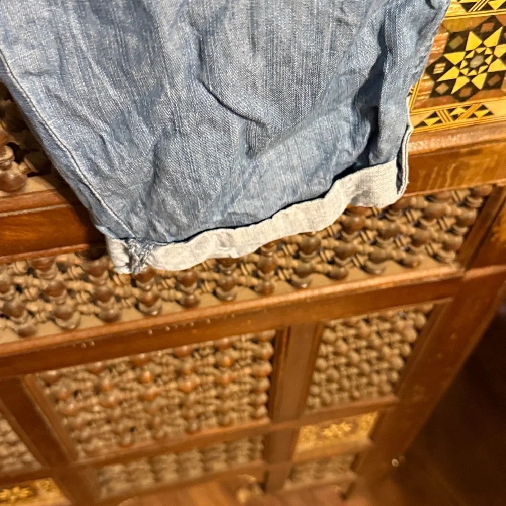 Talbots Light Blue Drawstring Pants - Picture 4 of 6